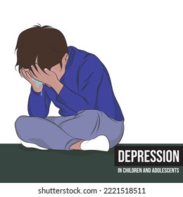 Depression in children and adolescents: Quite frequent psychiatric illness, classified within the so-called mood disorders.