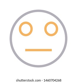 depression colour line vector icon