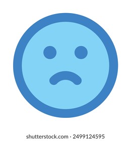 Depression Flat Icon Design For Personal nad Commercial Use