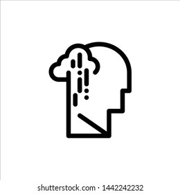 Depression, Grief, Human, Melancholy, Sad  Blue and Red Download and Buy Now web Widget Card Template