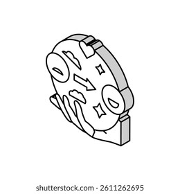 depression help mental health isometric icon vector. depression help mental health sign. isolated symbol illustration