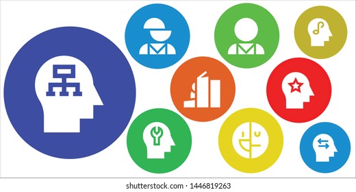 depression icon set. 9 filled depression icons.  Collection Of - Mind, Mental disorder, Psychologist, Homeless