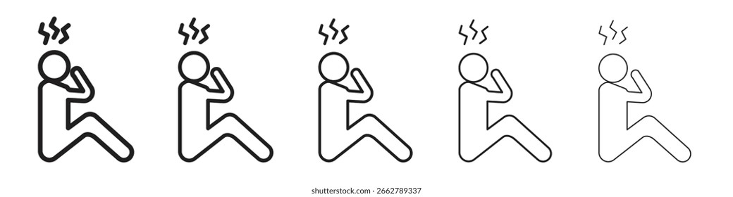 Depression icon for your web site design, logo, app, UI.