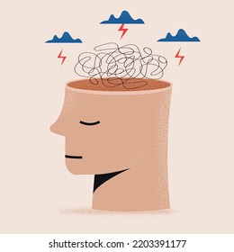 Depression in mental health man