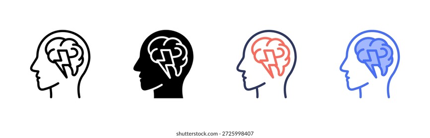 Multi-Style-Symbolsatz für Depression