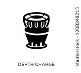 Depth Charge icon. Depth Charge symbol design from Army collection.