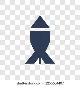 Depth Charge icon. Trendy Depth Charge logo concept on transparent background from army and war collection