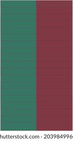 Depth of Market. Limit orders table interface. Vector template.