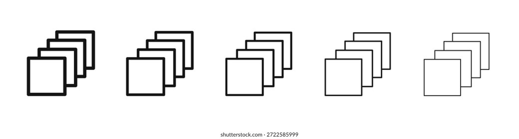 Design de ícone de percepção de profundidade, logotipo, aplicativo, IU. Ilustração vetorial, EPS