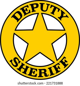 Deputy Sheriff, Badge, Star svg