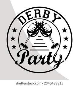 Derby Day Eps, Derby party Eps, Horse Eps, Horse Race, Derby Days Design File, Crafts, Eps