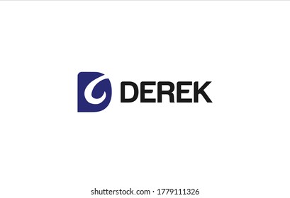 Vektor-Vektorgrafik-Symbol des Derek-Logos