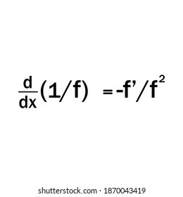 derivative math formula rules, reciprocal rule.