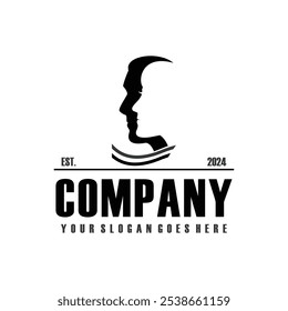 Logotipo de dermatología, Vector del logotipo de los pelos