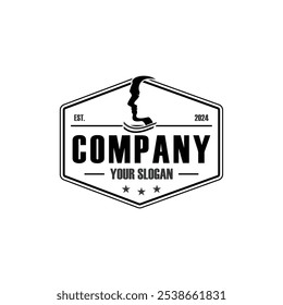 Dermathologie-Logo, Haarlogos, Vektorgrafik