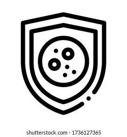 dermatitis problem icon vector. dermatitis problem sign. isolated contour symbol illustration