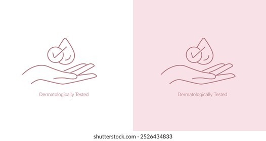 Dermatologically Tested Product Label Icon