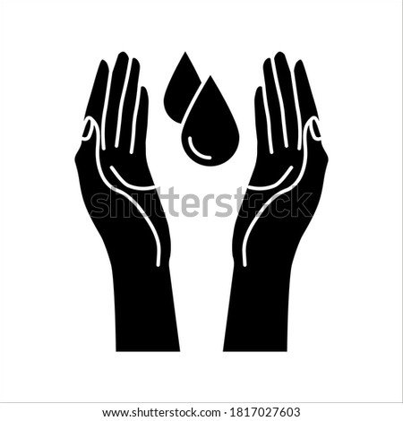 Dermatologically tested vector label with water drop, Dermatology test and dermatologist clinically proven icon on white background