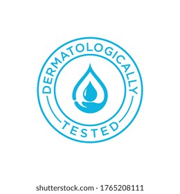 Dermatologically Tested water drop icon