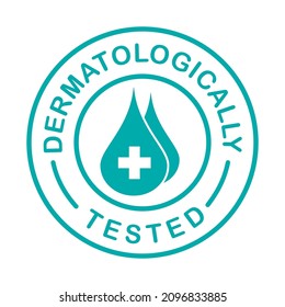 ilustración de plantilla de placa vectorial dermatológicamente.Este logotipo es adecuado para empresas