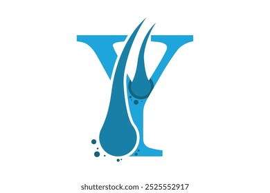 dermatology care design with letter y combination