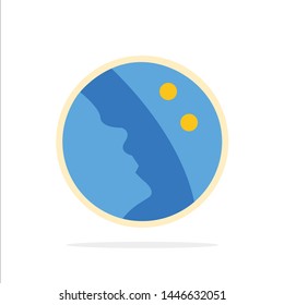 Dermatology, Dry Skin, Skin, Skin Care Abstract Circle Background Flat color Icon
