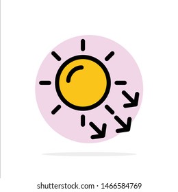 Dermatology, Dry Skin, Skin, Skin Care Abstract Circle Background Flat color Icon. Vector Icon Template background