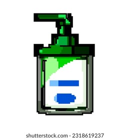 dermatology dry skin cream game pixel art retro vector. bit dermatology dry skin cream. old vintage illustration