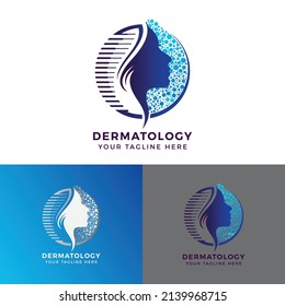Dermatology Logo Design - Premium Quality Symbol Drawing Concept For Your Logo Web Mobile App UI Design.