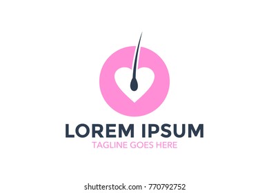 dermatology logo. vector illustration. editable