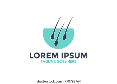 dermatology logo. vector illustration. editable