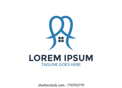 dermatology logo. vector illustration. editable