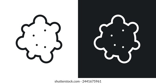 Dermatology and Pigment Icons. Skin Melanin and Coloration Science Symbols