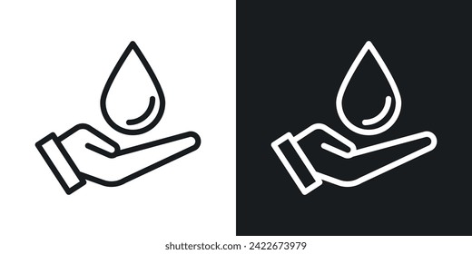 Icono de dermatología probada diseñado en un estilo de línea sobre fondo blanco.