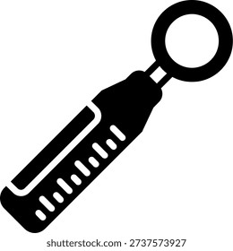 Dermatoscope Illustration vector Icon Design