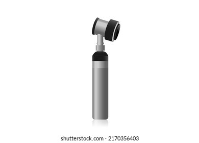 Dermoscope is a medical device for skin checkers to find the cause of cancer skin or melanoma that call dermoscopy. Illustration about binocular microscope of medical.