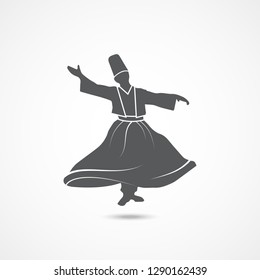 Dervish Icon on white background