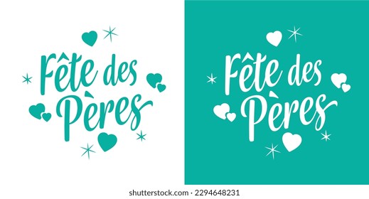 Fête des Pères, Father's Day in french