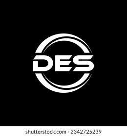 DES Logo Design, Inspiration for a Unique Identity. Modern Elegance and Creative Design. Watermark Your Success with the Striking this Logo.