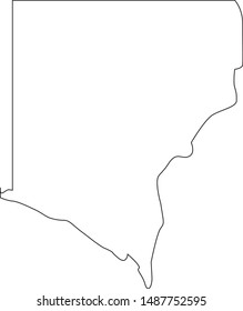 Des Moines County Map In Iowa State