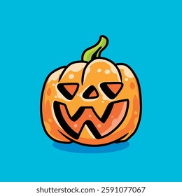 Desain Character Hellowween Icon Jack O'Lantern