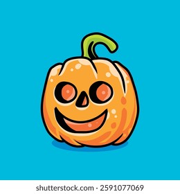 Desain Character Hellowween Icon Jack O'Lantern