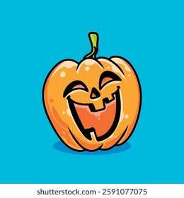 Desain Character Hellowween Icon Jack O'Lantern