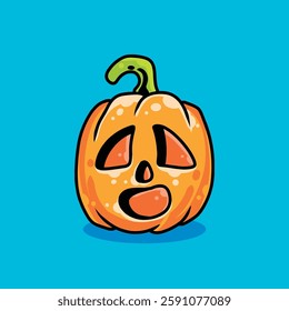 Desain Character Hellowween Icon Jack O'Lantern