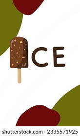papel tapiz helado del logotipo de desain