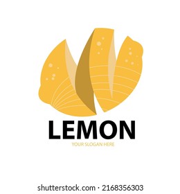 Desain Logo Modern Lemon, ilustrasi vektor