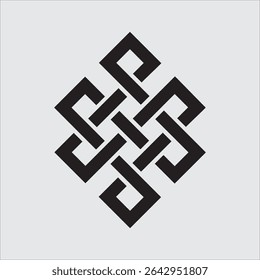 Desain Modern abstract geometric symbol