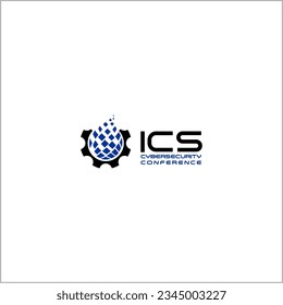 Desain Template Logo Techno gear vector ilustration