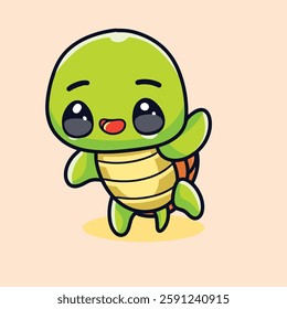 Desain Vector Icon Turtle Simple