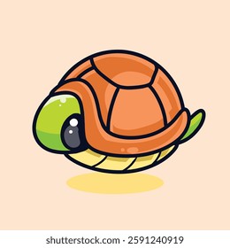 Desain Vector Icon Turtle Simple